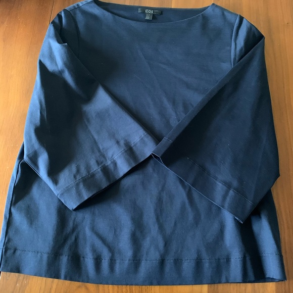 COS Tops - COS 3/4 Length Sleeve Soft Top COS Tops - COS 3/4 Length Sleeve Soft Top